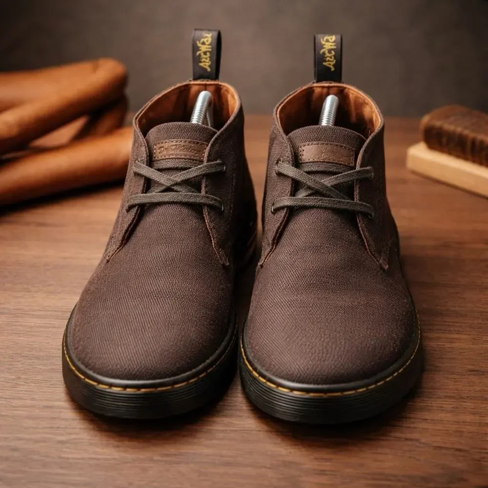 Docs Dr Martens Mayport Brown Leather Chukka Boots Mens Size 9 M